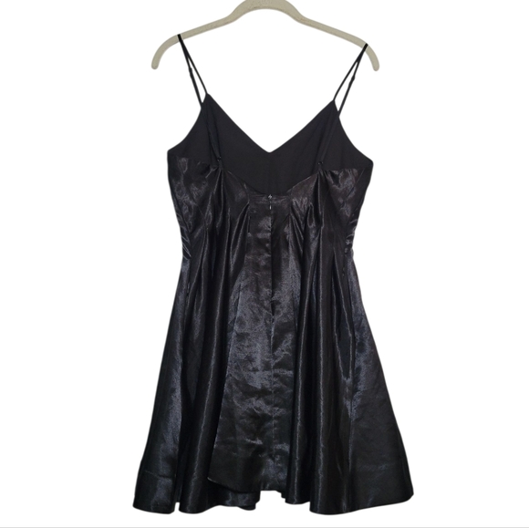 NWT Keepsake The Label Pleates Satin City Love Backless Flounce Mini Dress LG - Picture 5 of 15